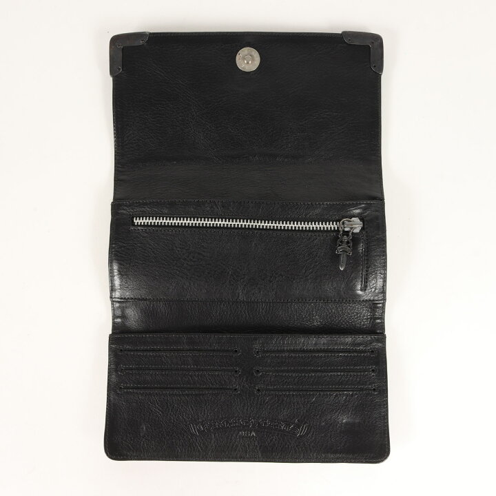 楽天市場】CHROME HEARTS クロムハーツ シングルフォールド レザー 