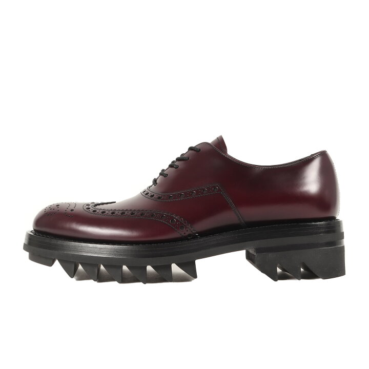 楽天市場】PRADA プラダ サイズ:7 メダリオン ウイングチップ シャーク 