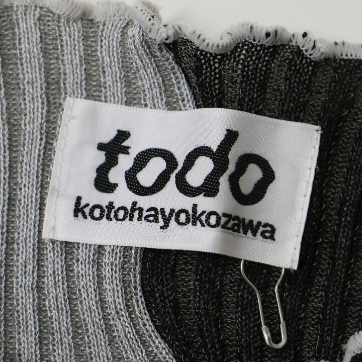 楽天市場】kotohayokozawa コトハヨコザワ ニット ブラック グレー 