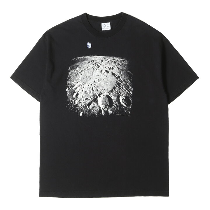 楽天市場】00s 月と地球 天体 フォトデザイン クルーネック Tシャツ 00  
