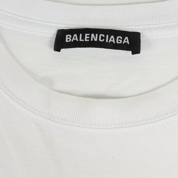 楽天市場】BALENCIAGA バレンシアガ Tシャツ サイズ:S ロゴ 刺繍  
