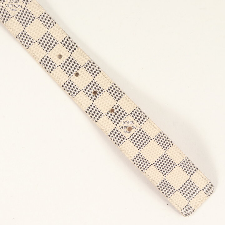 楽天市場】LOUIS VUITTON ルイヴィトン ベルト サイズ:85(34) ダミエ  