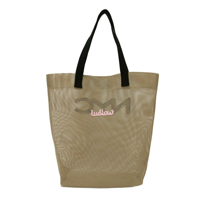 楽天市場】LUDLOW ラドロー NYC ロゴ メッシュ トートバッグ BEIGE  