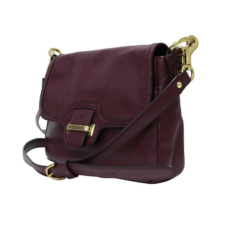 楽天市場】COACH コーチ レザー フラップ ショルダーバッグ 