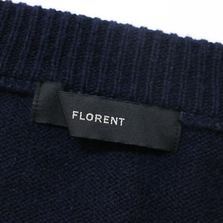 楽天市場】FLORENT フローレント ニット ベスト 23秋冬 ネイビー 紺 