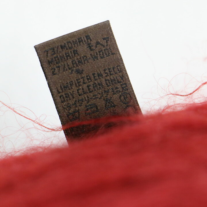 楽天市場】LOEWE ロエベ マフラー モヘア ウール レッド 赤 アナグラム  