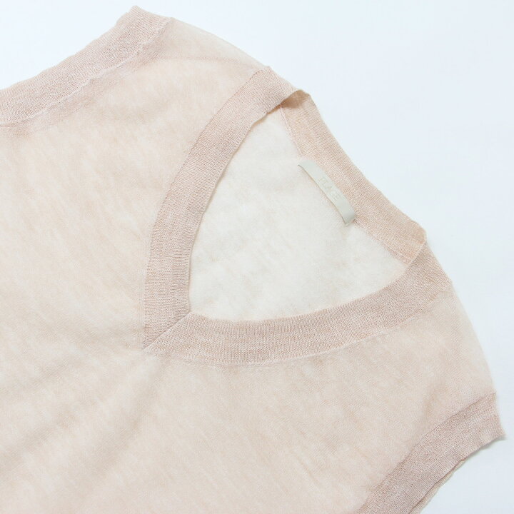 楽天市場】Plage プラージュ ニット ベスト ピンクベージュ FREE V  