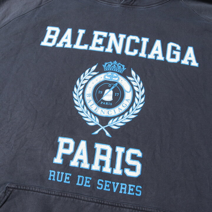 楽天市場】BALENCIAGA バレンシアガ パーカー サイズ:2 22SS スリーブ 