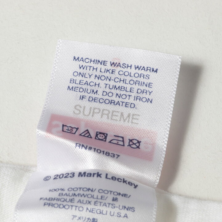 楽天市場】Supreme シュプリーム Tシャツ サイズ:S 23AW Mark Leckey  
