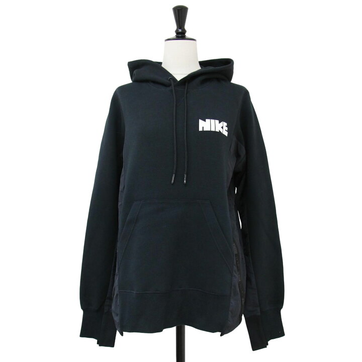 楽天市場】NIKE ナイキ × Sacai プルオーバー パーカー ブラック 黒 XS 