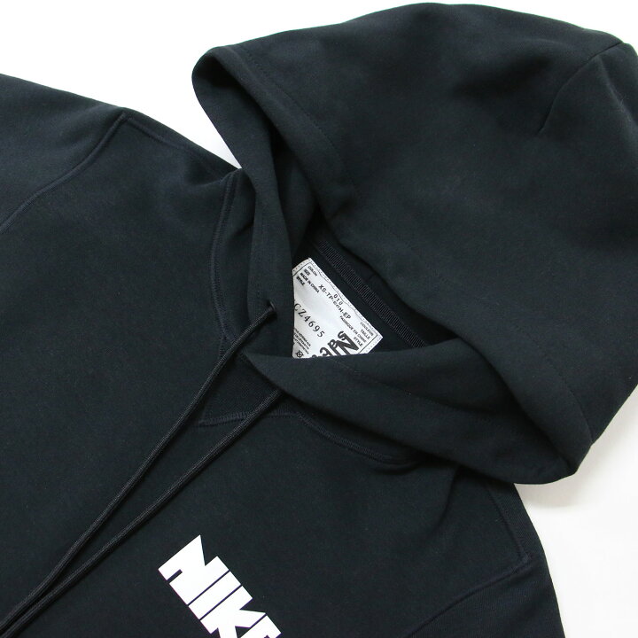 楽天市場】NIKE ナイキ × Sacai プルオーバー パーカー ブラック 黒 XS 