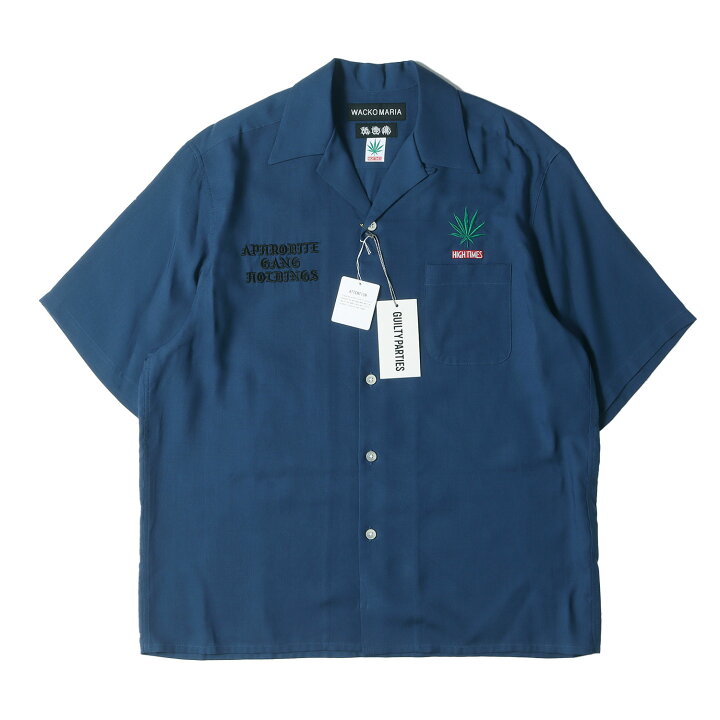 楽天市場】WACKO MARIA ワコマリア シャツ サイズ:M 24SS 舐達麻 ×HIGH 