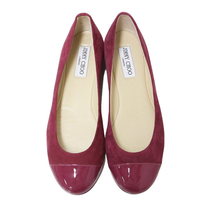 楽天市場】JIMMY CHOO ジミーチュウ バーガンディ ボルドー サイズ:37 
