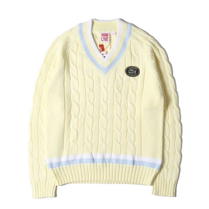 楽天市場】Supreme シュプリーム ニット サイズ:S LACOSTE L!VE 