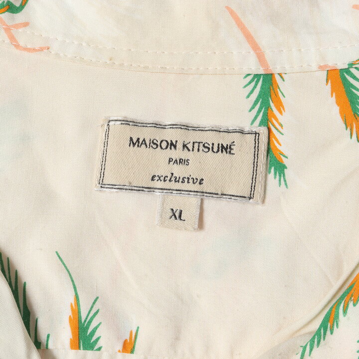 楽天市場】MAISON KITSUNE メゾン キツネ シャツ サイズ:XL KONA BAY 