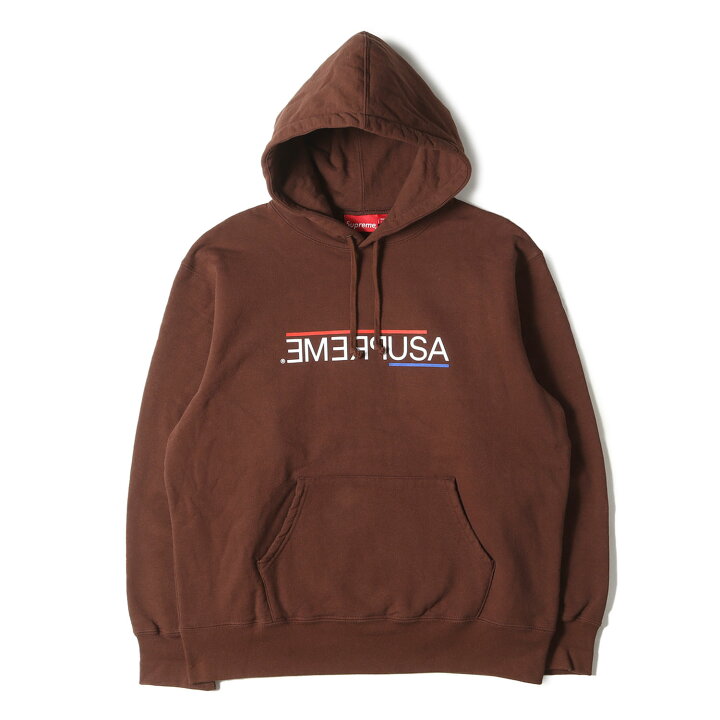 supreme パーカー S 茶色 ブラウン 中古（Supreme - supreme sロゴ 