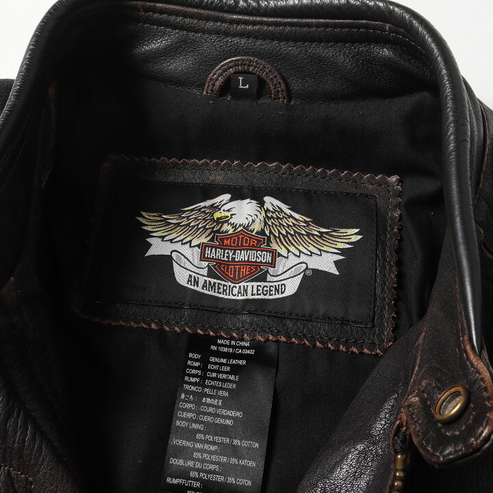 楽天市場】HARLEY-DAVIDSON ハーレーダビッドソン ジャケット サイズ:L 
