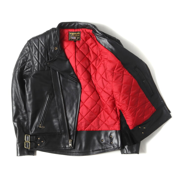 楽天市場】VANSON バンソン ジャケット サイズ:M チョッパー レザー 
