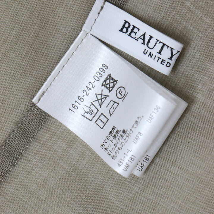 楽天市場】BEAUTY&YOUTH ビューティアンドユース シャツ カーキ サイズ  