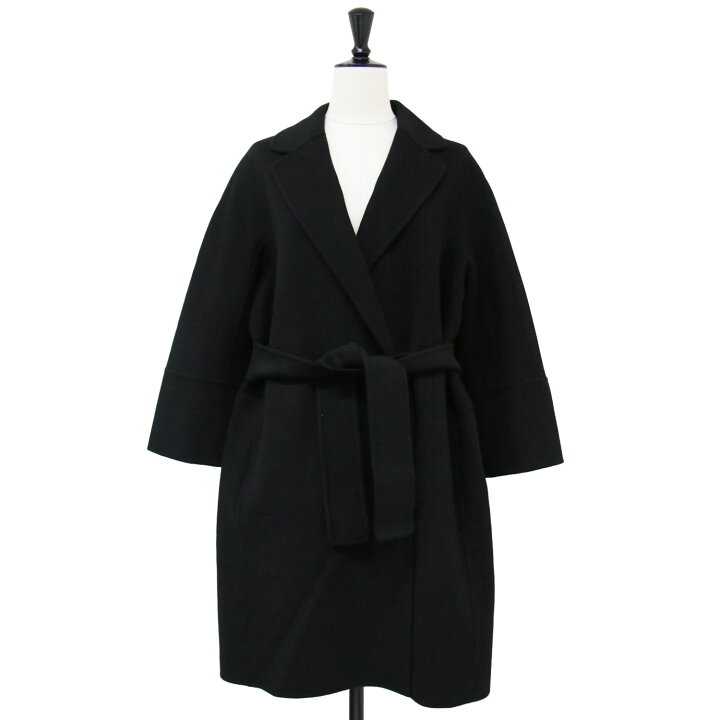 楽天市場】S Max Mara エス マックスマーラ コート ブラック 黒 サイズ  