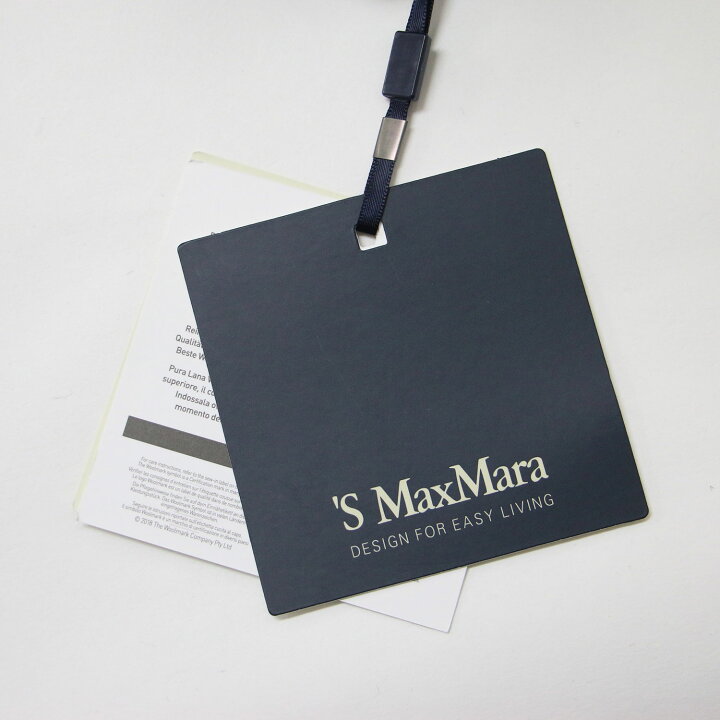 楽天市場】S Max Mara エス マックスマーラ コート ブラック 黒 サイズ  