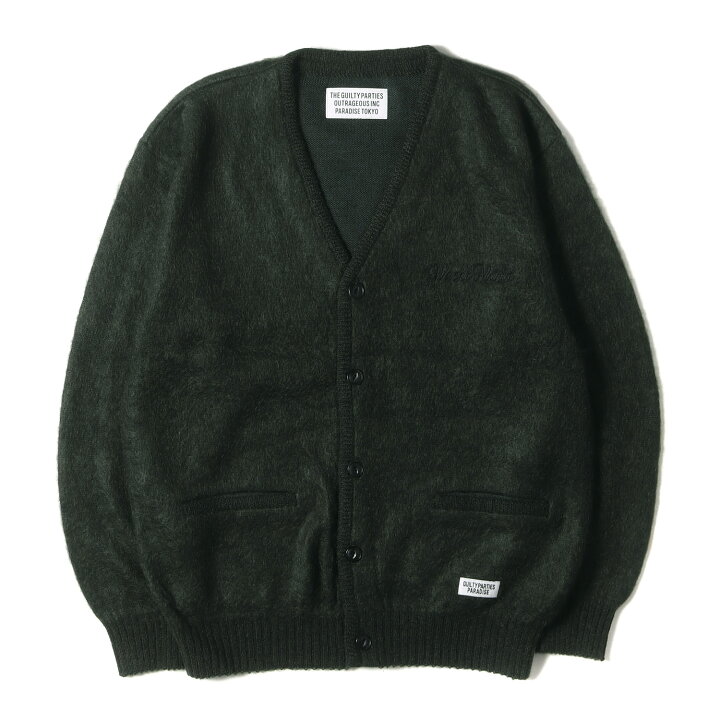 楽天市場】WACKO MARIA ワコマリア カーディガン サイズ:M 23AW ロゴ 