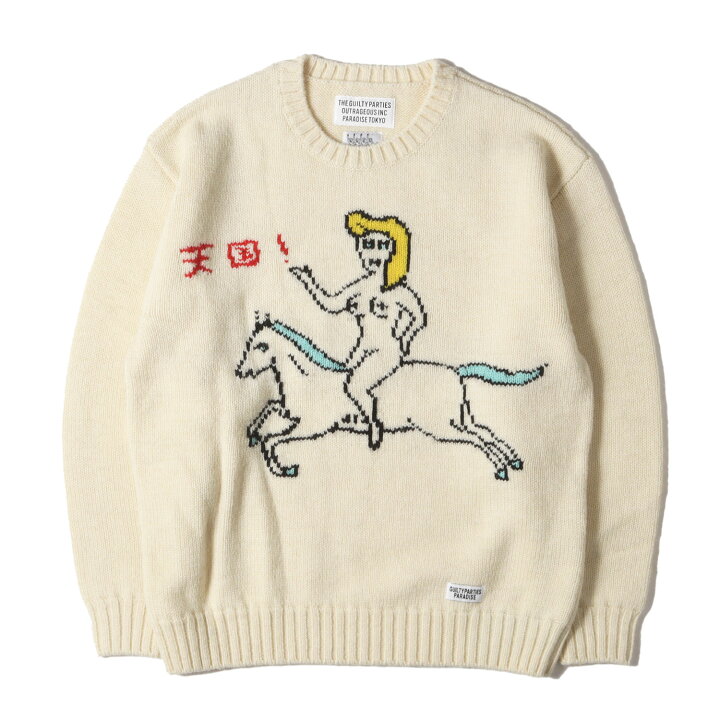 楽天市場】WACKO MARIA ワコマリア ニット サイズ:M 23AW 世界平和 