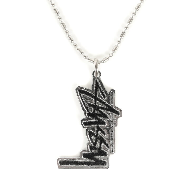 楽天市場】STUSSY ステューシー ストックロゴ ネックレス シルバー  
