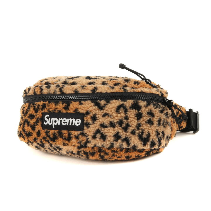 楽天市場】Supreme シュプリーム レオパード フリース ウエストバッグ  