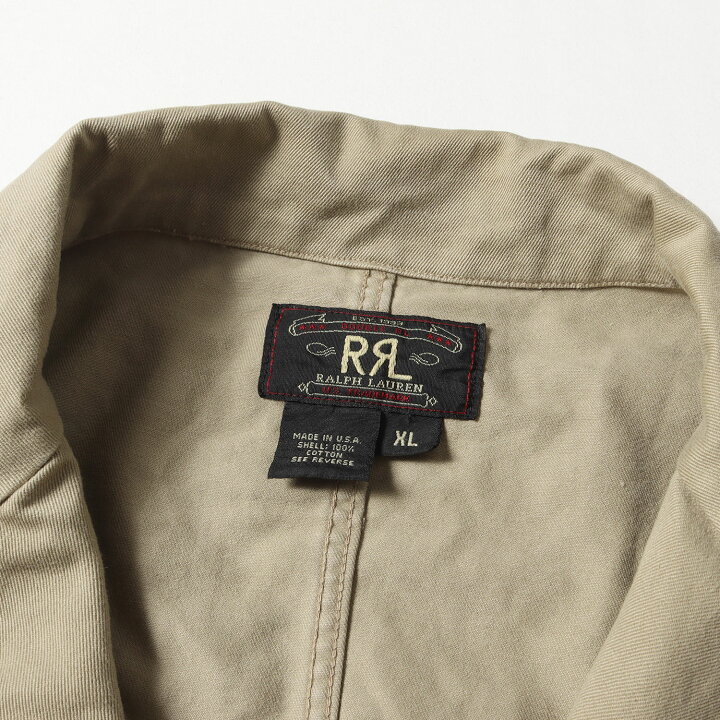 楽天市場】RRL ジャケット サイズ:XL 90s 三つ星 コットンツイル 3つ 