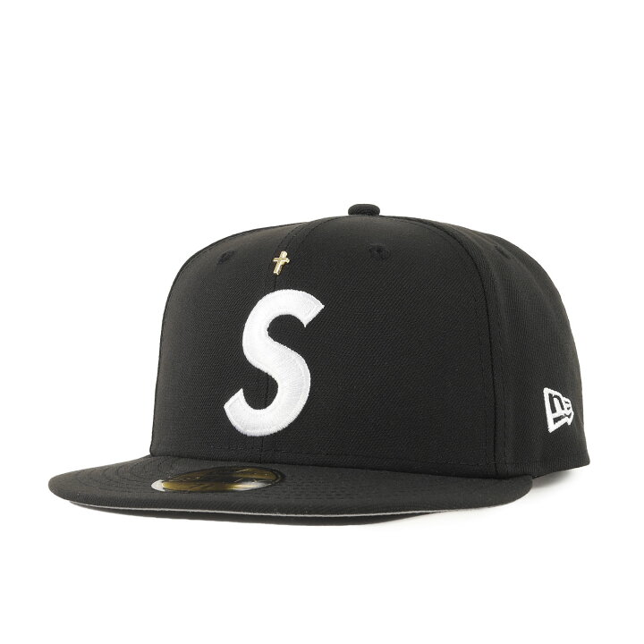 Supreme new era S LOGOキャップ ブラック 7 5/8