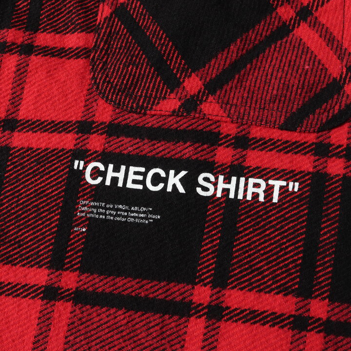 楽天市場】OFF-WHITE オフホワイト シャツ サイズ:M バックロゴ ヘビー 