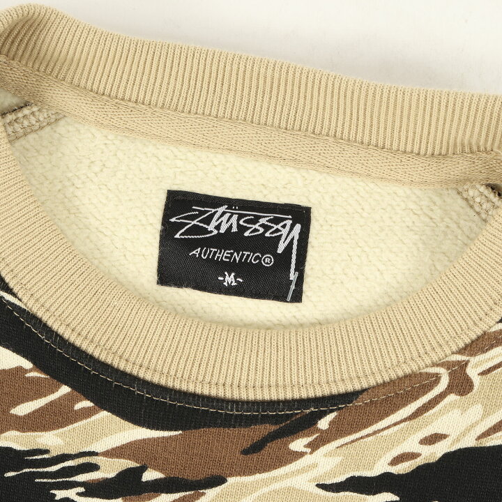 楽天市場】STUSSY ステューシー スウェット サイズ:M 00s タイガーカモ 