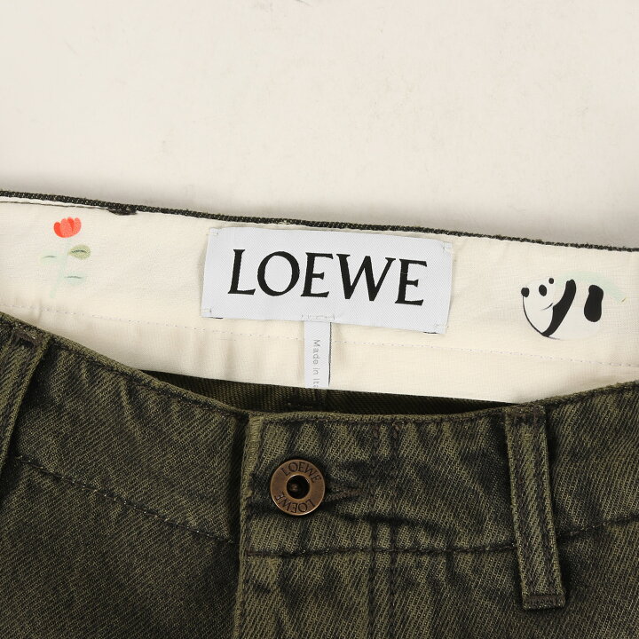 楽天市場】LOEWE ロエベ パンツ サイズ:46 24SS スリム バギー カラー 