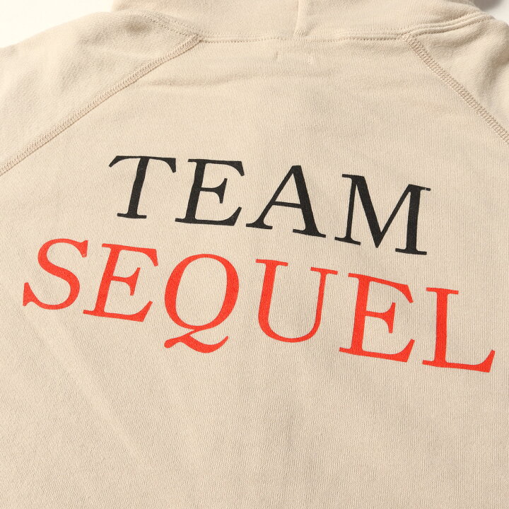 楽天市場】SEQUEL シークエル パーカー サイズ:L 23SS TEAMロゴ ジップ  