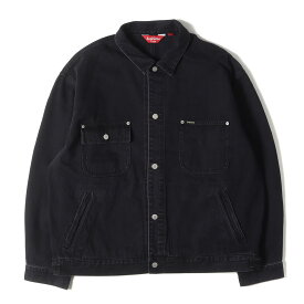 Supreme シュプリーム ジャケット サイズ:XXL 24SS デニム チョア トラッカー ジャケット Denim Chore Trucker Jacket ブラック 黒 アウター ブルゾン 上着【メンズ】【中古】【美品】【K4305】