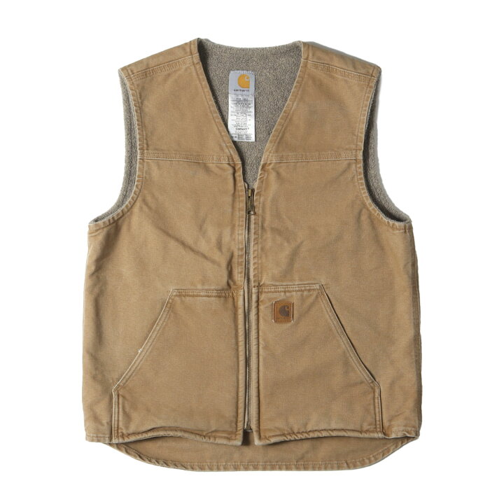 楽天市場】Carhartt カーハート ベスト サイズ:M 00s 裏ボア ブラウン 