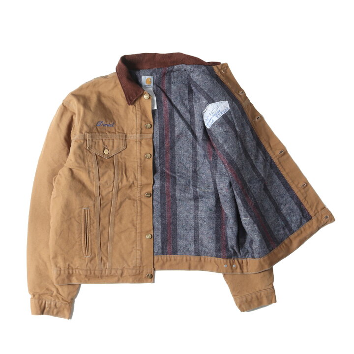 楽天市場】Carhartt カーハート ジャケット サイズ:50 80s 企業ロゴ 