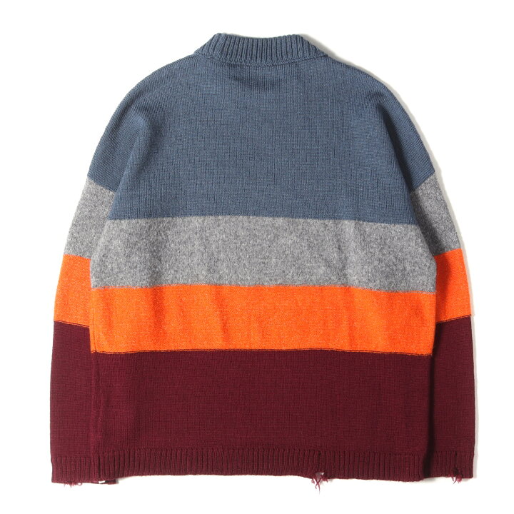 楽天市場】OFF-WHITE オフホワイト ニット サイズ:XL ダメージ加工 