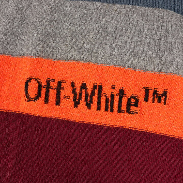 楽天市場】OFF-WHITE オフホワイト ニット サイズ:XL ダメージ加工 