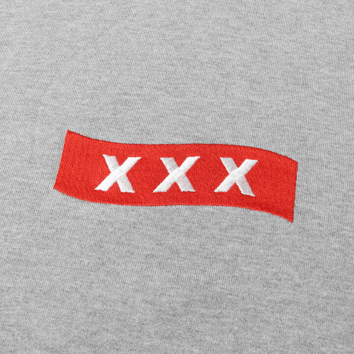 美品 GODSELECTION XXX トリプルエックス パーカー 赤ロゴ（ゴッド  