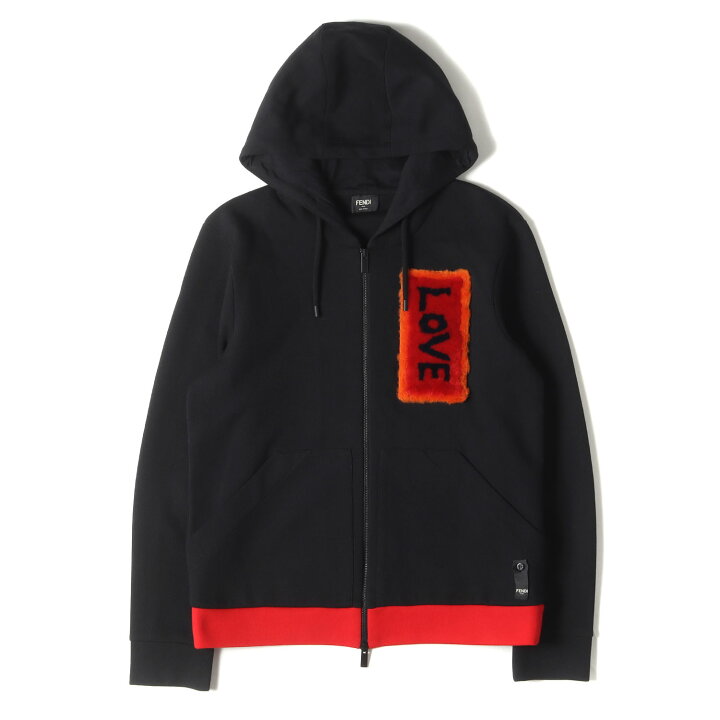楽天市場】FENDI フェンディ パーカー サイズ:46 LOVE ワッペン 