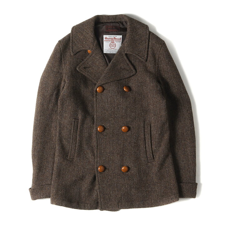 楽天市場】TMT コート サイズ:S 00s HARRIS TWEED ツイード エルボー 