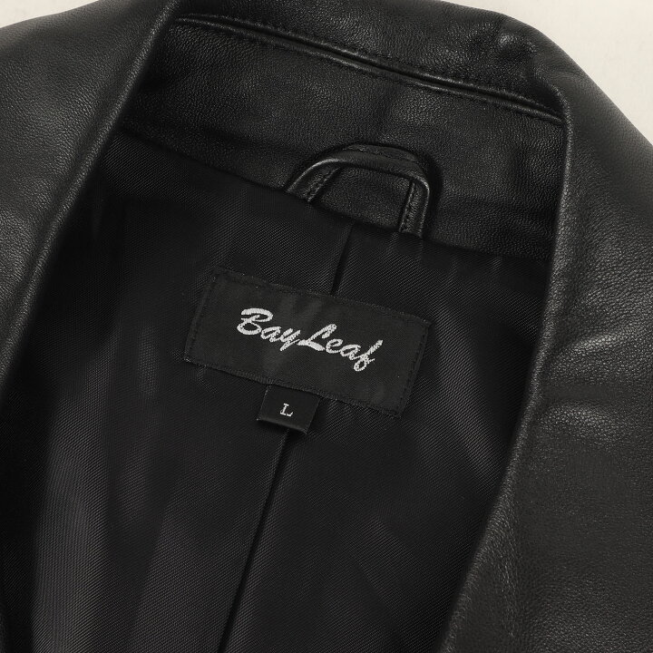 楽天市場】BAY LEAF ベイリーフ コート サイズ:L ラムレザー カー 