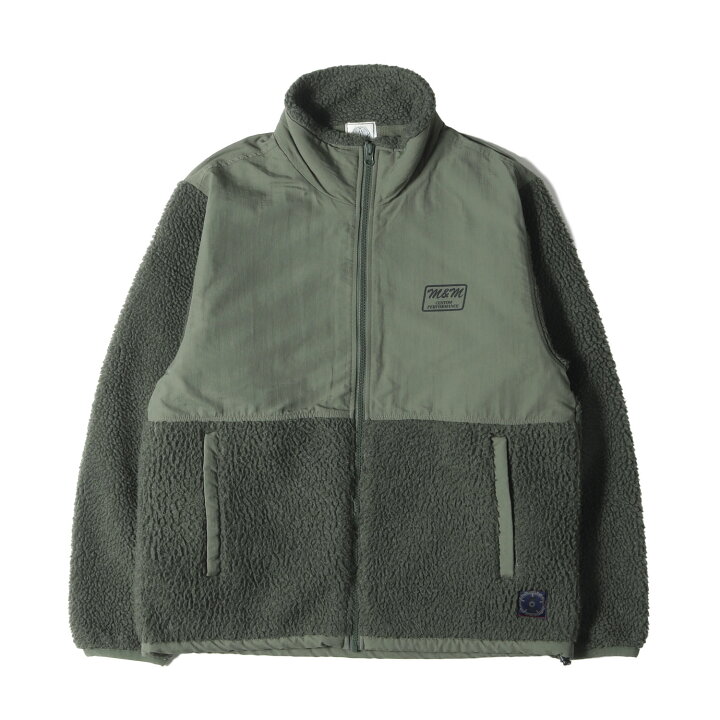 楽天市場】M&M ジャケット サイズ:M 21AW フリースボア スタンドカラー 