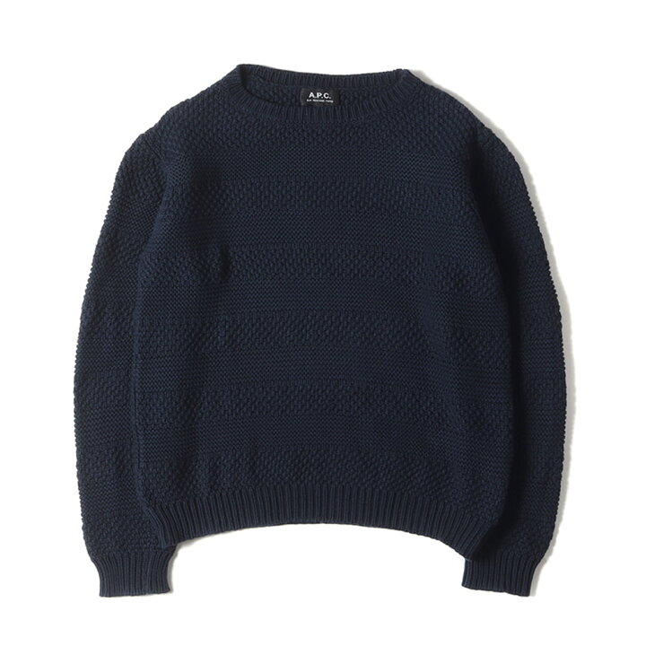 楽天市場】A.P.C. アーペーセー ニット サイズ:XS ジャガード ボーダー 