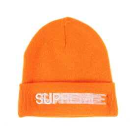 Supreme シュプリーム 23SS モーションロゴ ビーニー (Motion Logo Beanie) オレンジ 帽子 ファッション アイテム 小物