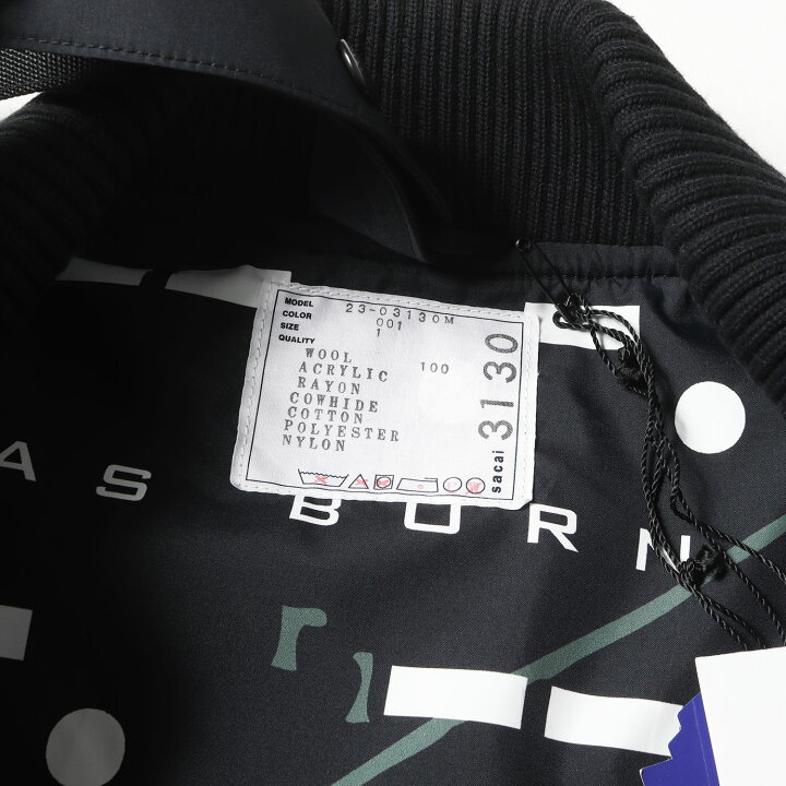 楽天市場】Sacai サカイ ジャケット サイズ:1 23AW Sロゴ ワッペン 