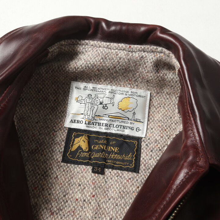 楽天市場】Aero Leather エアロレザー ジャケット サイズ:34 