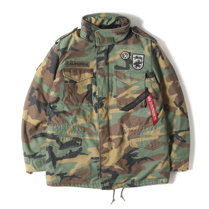 楽天市場】STUSSY ステューシー ジャケット サイズ:L ALPHA 